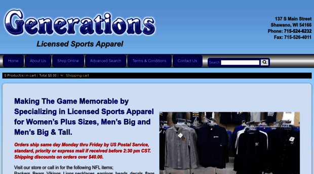 generationsclothing.net