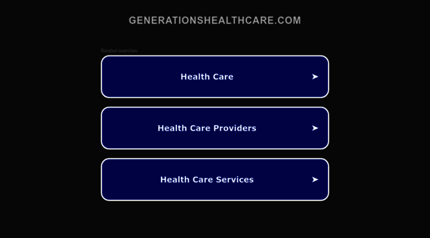 generationshealthcare.com