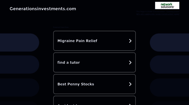 generationsinvestments.com