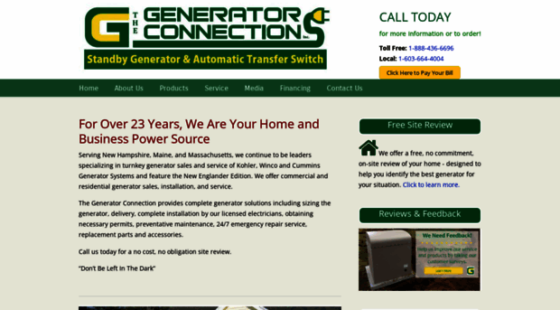 generatorconnection.com