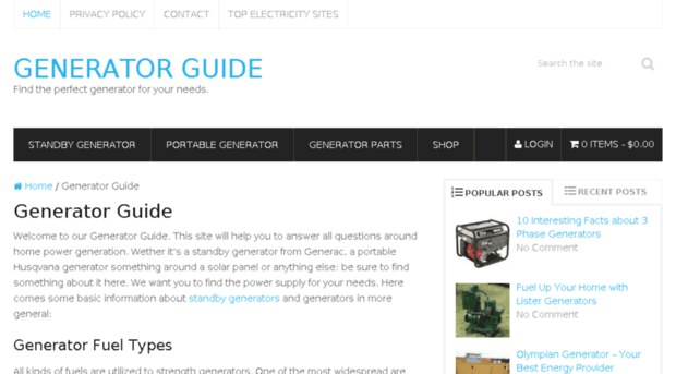 generatorguide.info