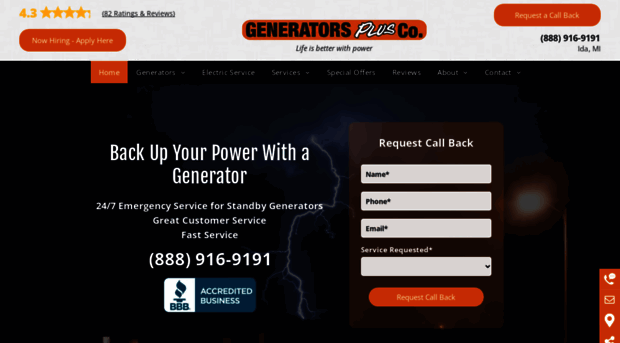 generatorspluscompany.com