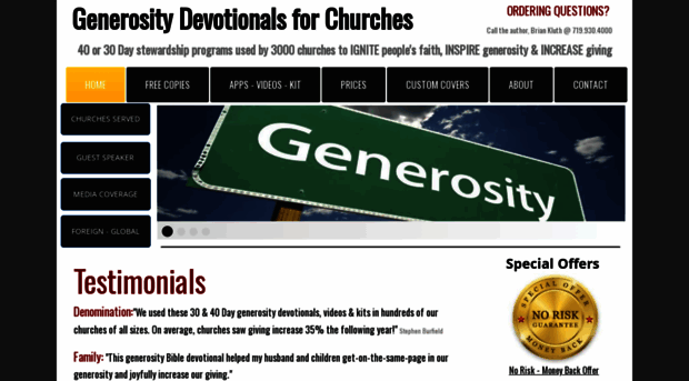 generositydevotional.com