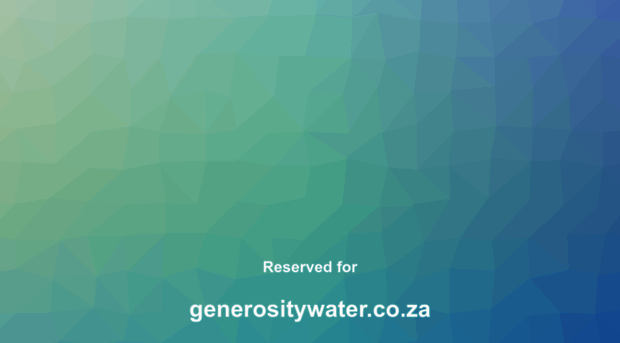 generositywater.co.za