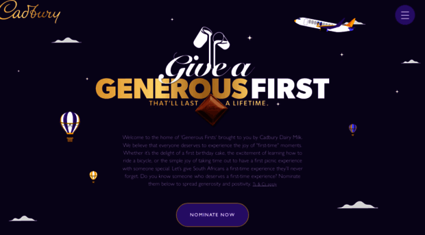 generousfirst.cadbury.co.za