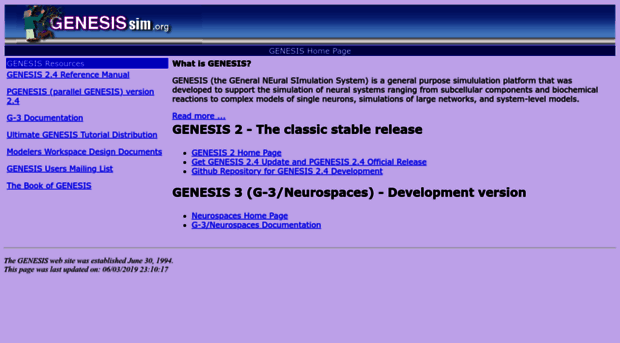 genesis-sim.org