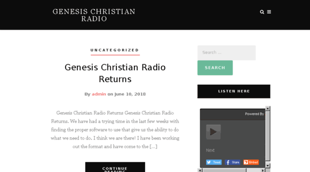 genesischristianradio.ca