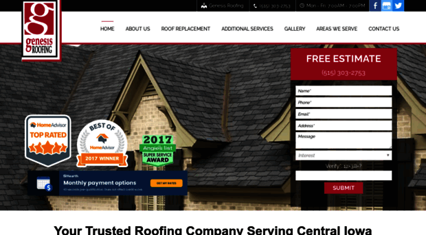 genesisroofingiowa.com