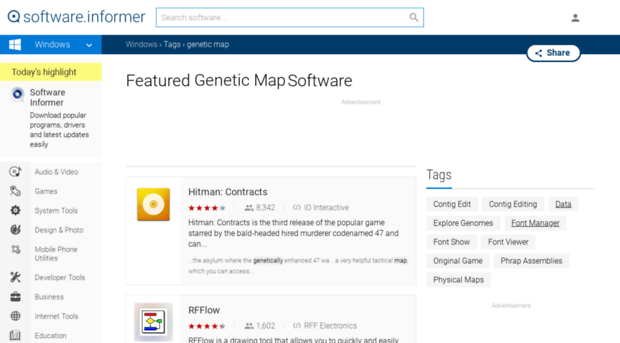 genetic-map.software.informer.com