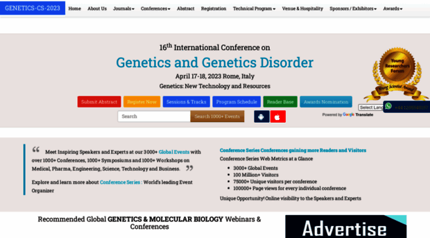 genetics.conferenceseries.com