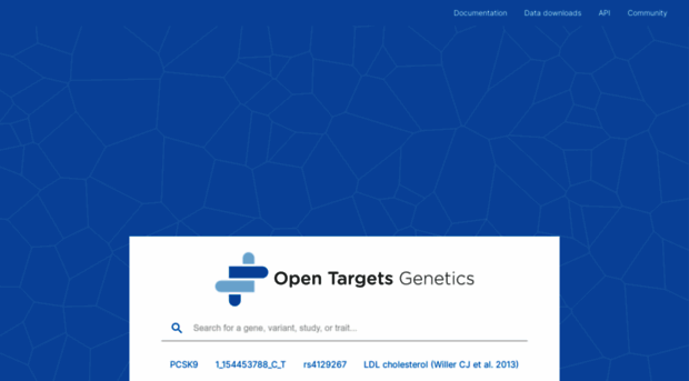genetics.opentargets.org