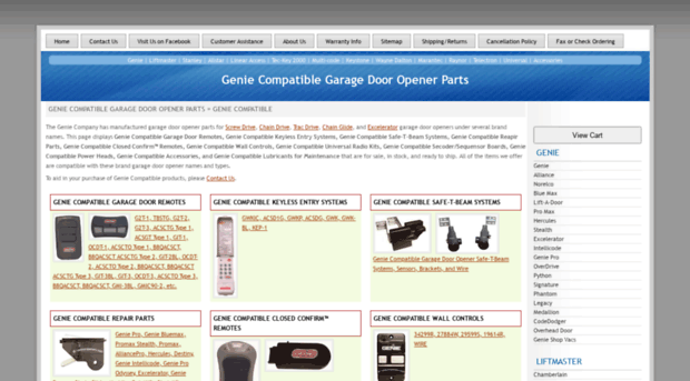 genie.garage-door-opener-parts.com