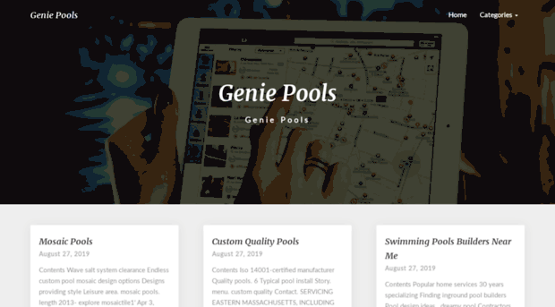 geniepools.com