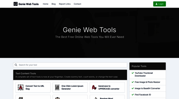 geniewebtools.com