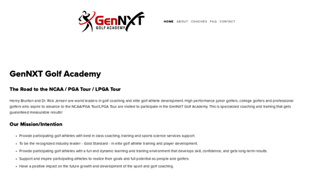 gennxtgolfacademy.com