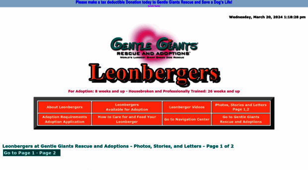 gentlegiantsrescue-leonbergers.com