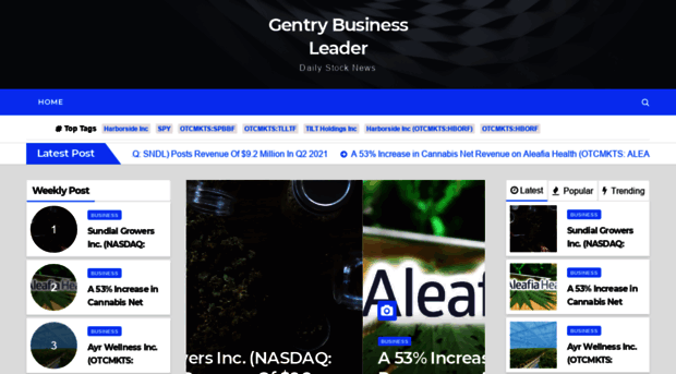 gentrybusinessleader.com