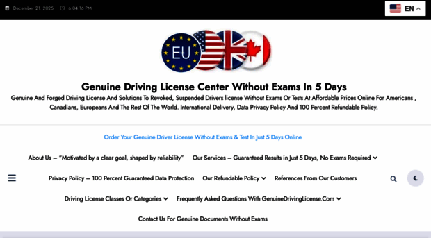 genuindrivinglicense.com