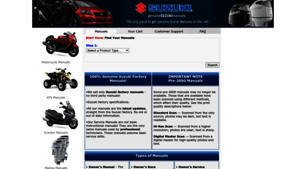 genuinesuzukimanuals.com