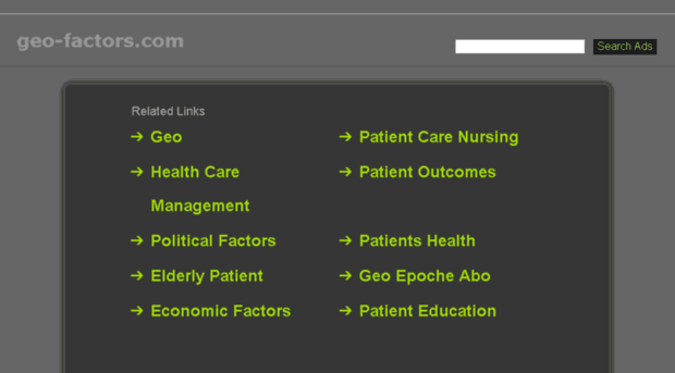 geo-factors.com