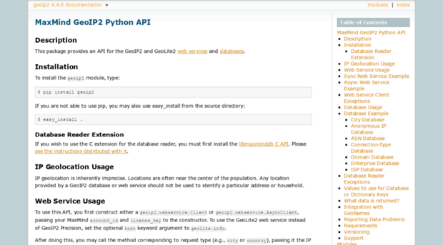 geoip2.readthedocs.io