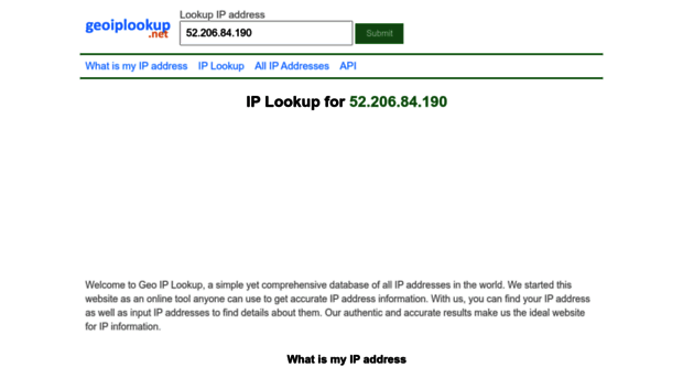 geoiplookup.net