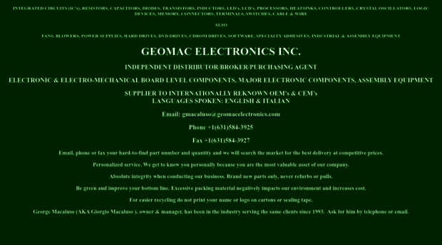 geomacelectronics.com