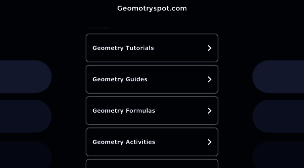 geomotryspot.com