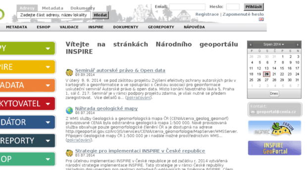 geoportal.cenia.cz