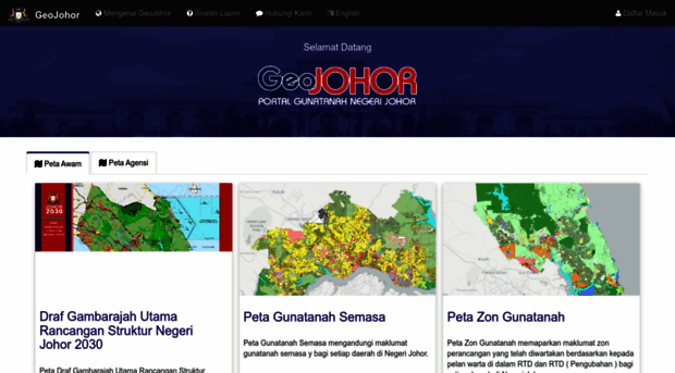 Geoportal Johor Gov My Geojohor Geo Portal Johor Gov