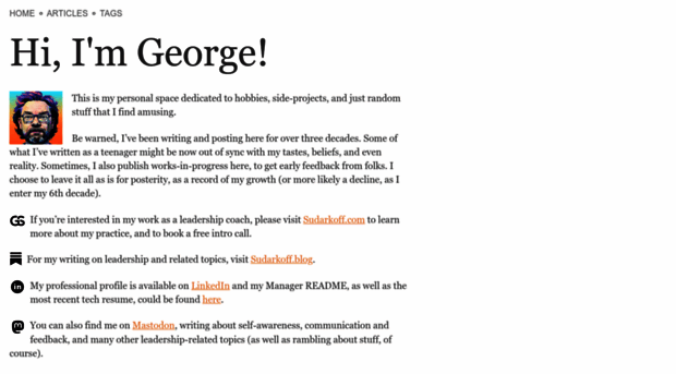 george.sudarkoff.com