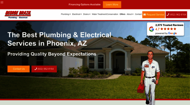 georgebrazilplumbingelectrical.com