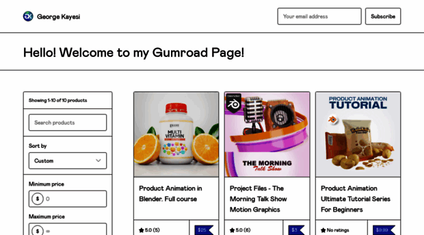 georgekayesi.gumroad.com