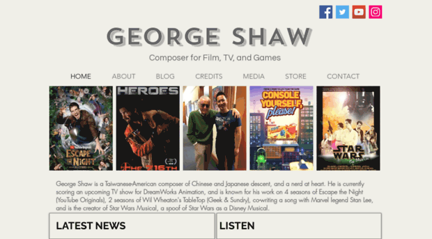 georgeshawmusic.com