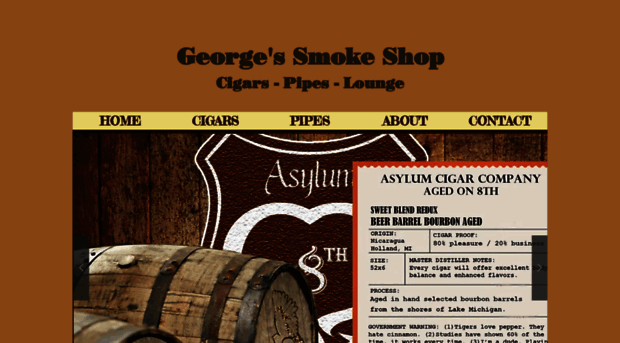 georgessmokeshop.com