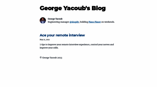 georgeyacoub.com