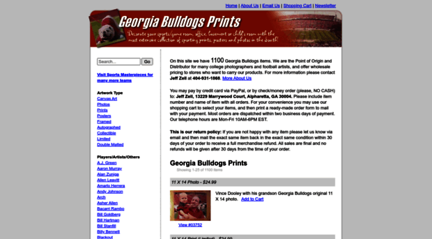 georgiabulldogsprints.com
