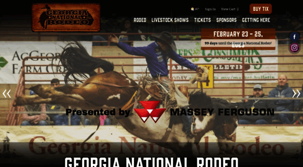 georgianationalrodeo.com