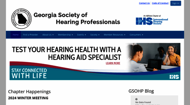 georgiasocietyofhearingprofessionals.com