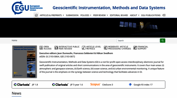 geoscientific-instrumentation-methods-and-data-systems.net