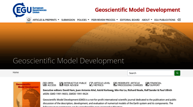 geoscientific-model-development.net