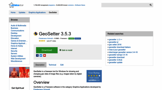 geosetter.updatestar.com