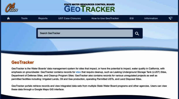 geotracker.waterboards.ca.gov