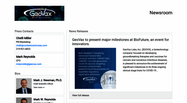 geovax.reportablenews.com