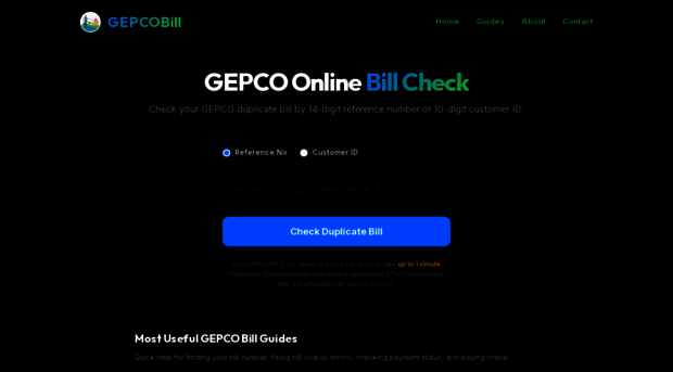 gepcobill.com.pk