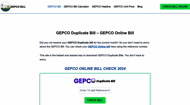 gepcoduplicatebill.pk