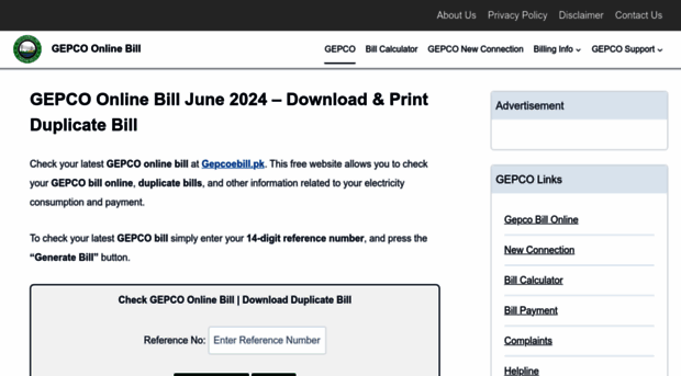 gepcoebill.pk
