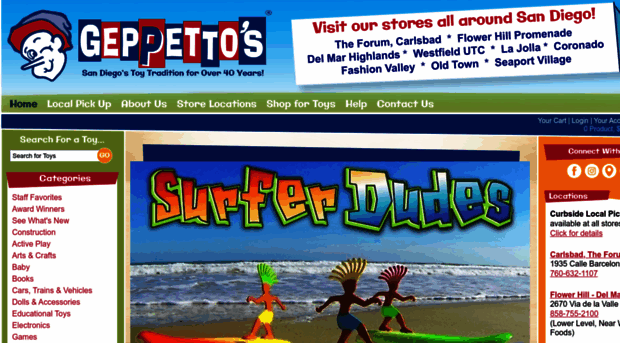 geppettostoys.com