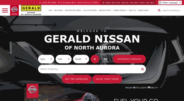 geraldnissannorthaurora.com