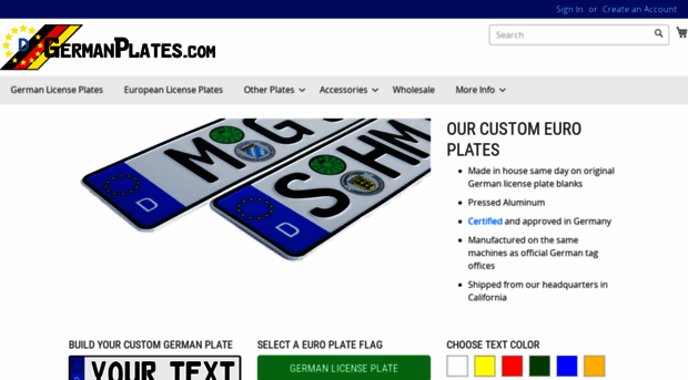 germanplates.com